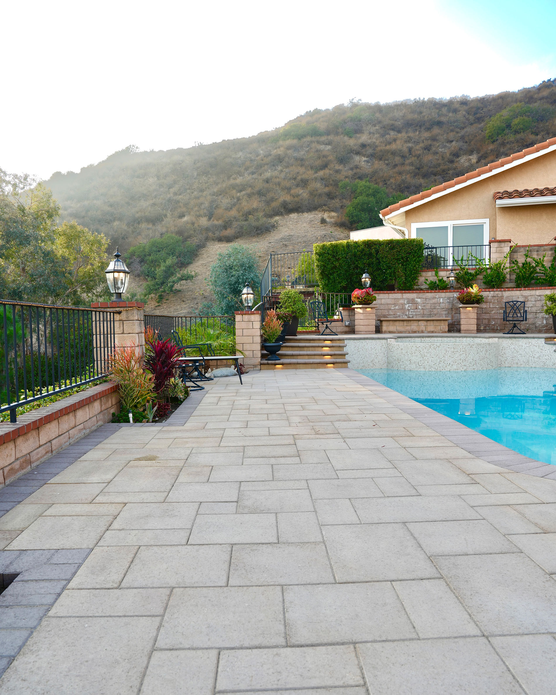 Paver Pool Deck in Glendale