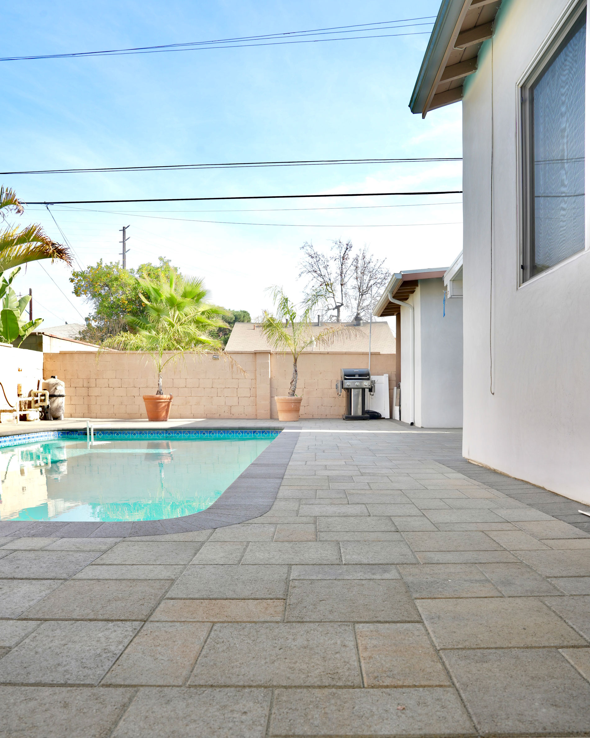 Paver Pool Deck in North Hollywood