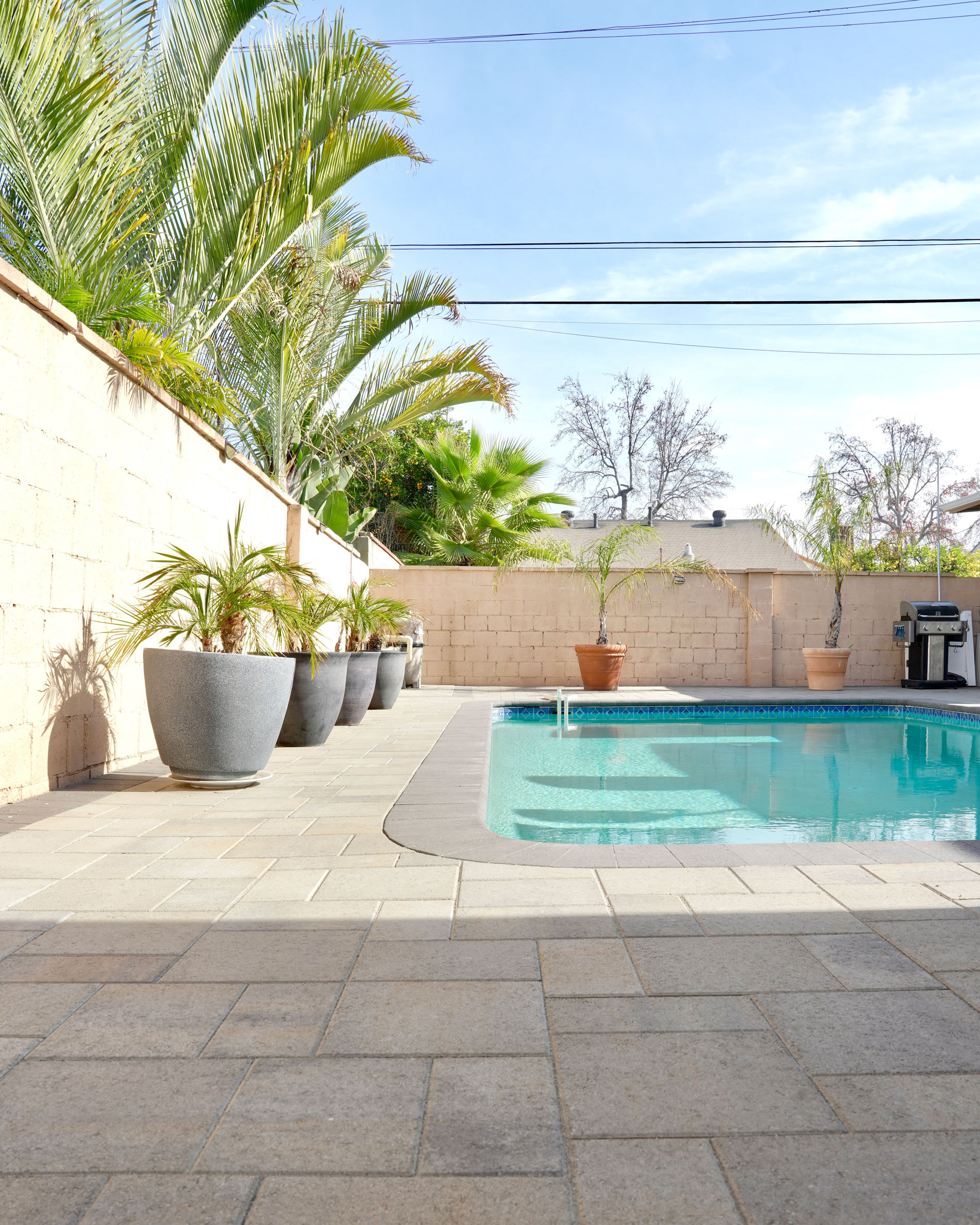 Paver Pool Deck in North Hollywood