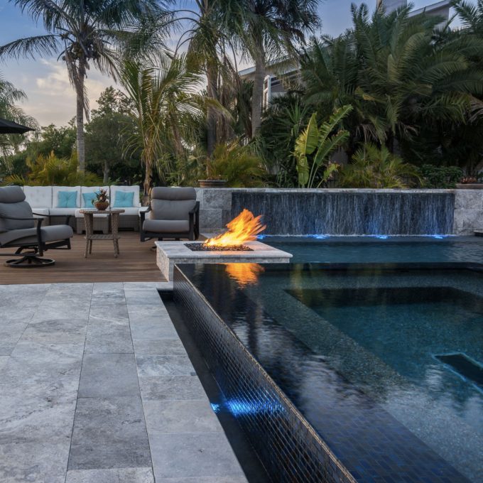 Fire and Water Features in Pool Design