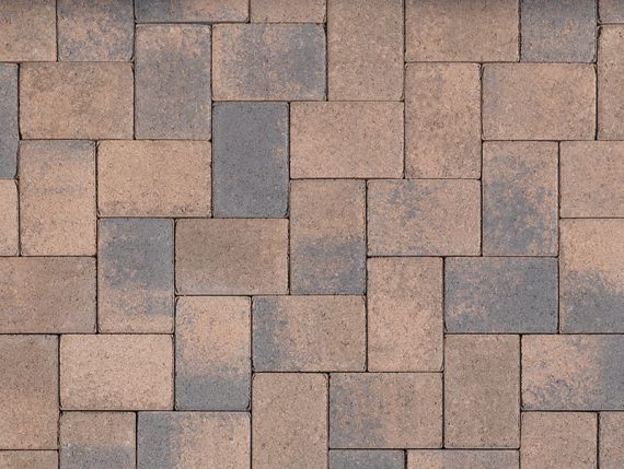 Antique Cobble i pattern Cream Brown Charcoal color