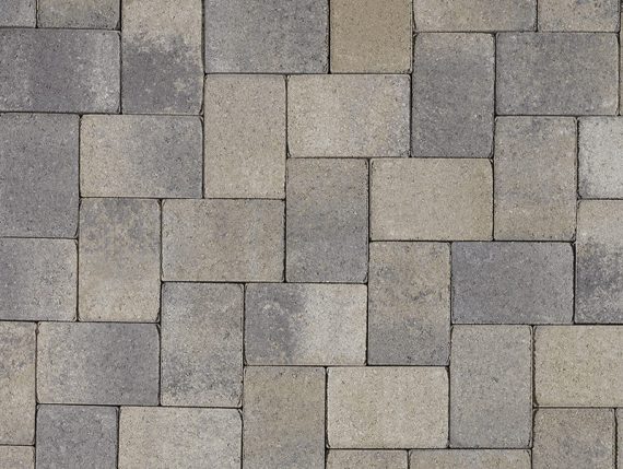 Antique Cobble i pattern Gray Moss Charcoal color