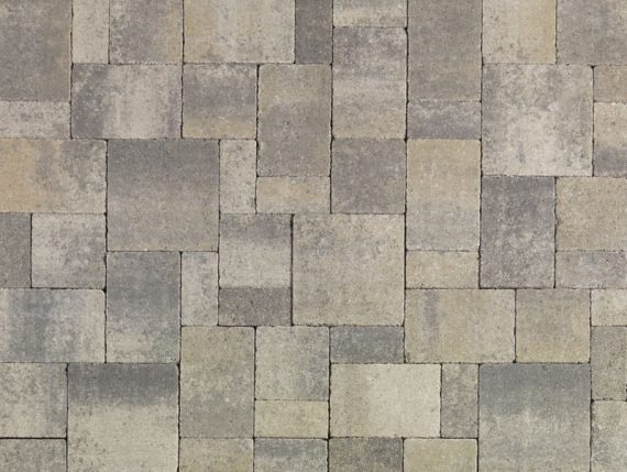 Castle Cobble I & II in Gray Moss Charcoal color