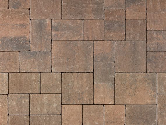 Distressed Slate Stone Cream Brown Charcoal color