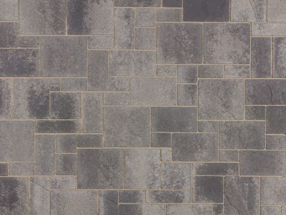 Heartland Pavers in Gray Charcoal color