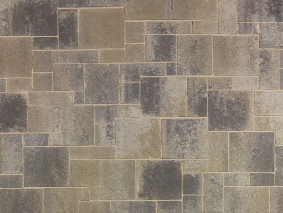 Heartland Pavers in Gray Moss Charcoal color