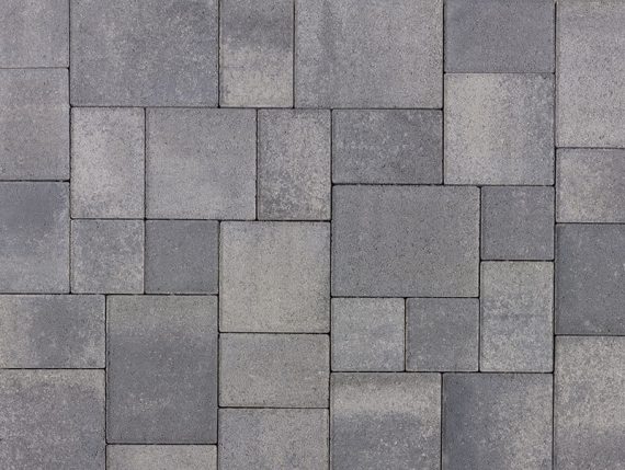 Angelus Courtyard stone Gray Charcoal color