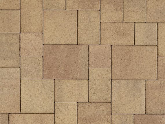 Angelus Courtyard stone Sand Copper stone color