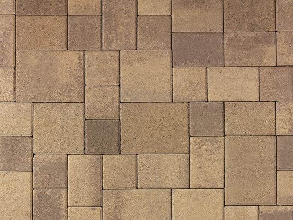 Angelus Courtyard stone in Sand and Stone Mocha color